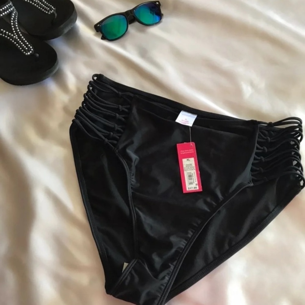 XL Xhilaration black bikini bottoms NWT size XL